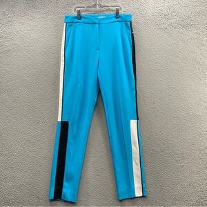 Kimora Lee Simmons Women’s Size 0 Blue Black Silk Slim Pants Made In New York
